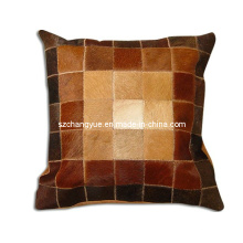 One Side Natural Cowhide Work Pillows Without Fillings